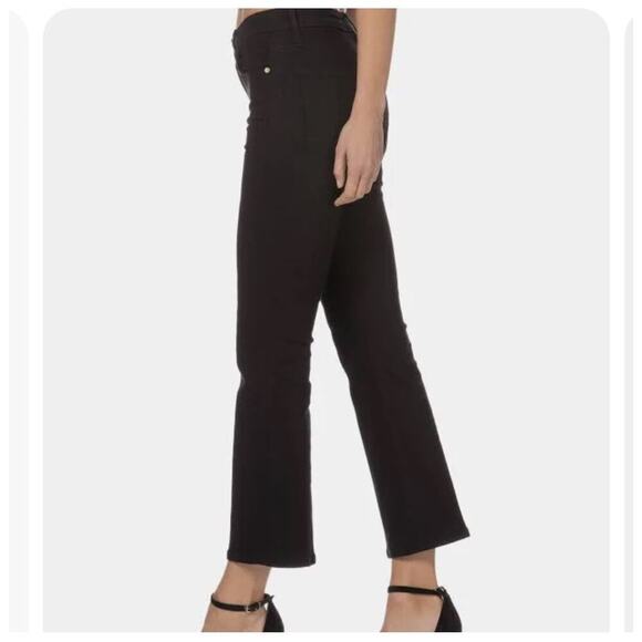 FRAME Le Crop Mini Boot Jeans Black Size 29 - Picture 8 of 9